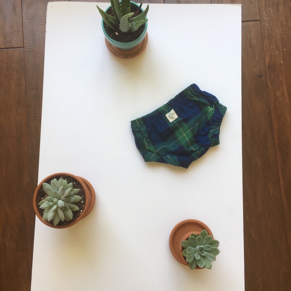 Billie Bloomers 6-9 months checkered bloomers